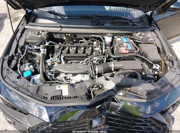 1HGCY1F2XSA053792 2025 HONDA ACCORD Black Widok z tyłu