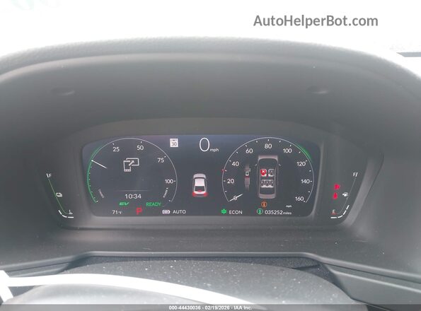 1HGCY2F50RA091672 2024 HONDA ACCORD HYBRID Красный Вид задних сидений