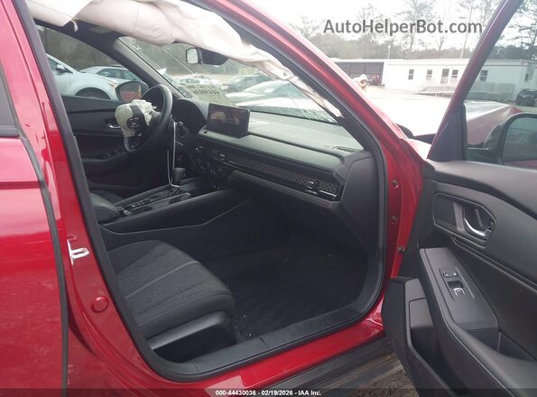 1HGCY2F50RA091672 2024 HONDA ACCORD HYBRID Красный Вид салона спереди