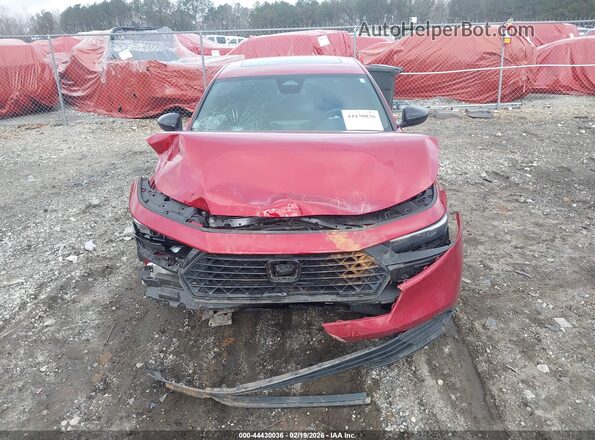1HGCY2F50RA091672 2024 HONDA ACCORD HYBRID Красный Вид задней части салона