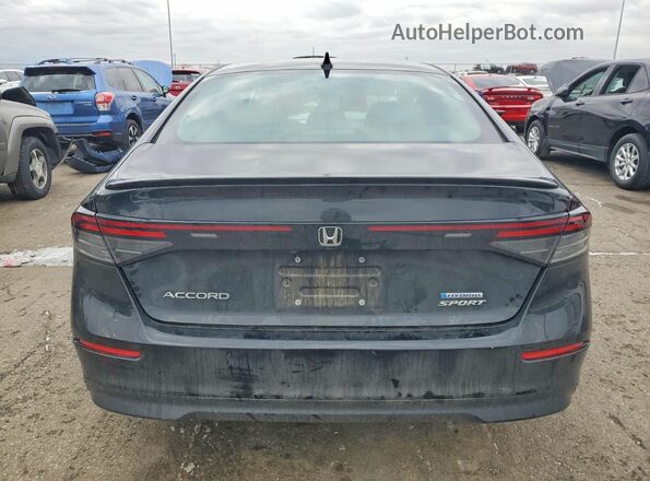 1HGCY2F50SA006271 2025 HONDA ACCORD Black Widok z tyłu