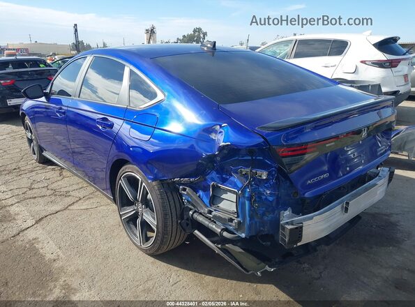 1HGCY2F50SA011714 2025 HONDA ACCORD HYBRID Синий Задняя левая четверть
