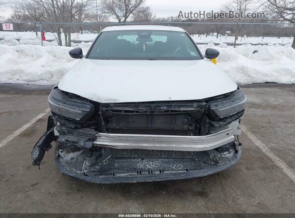 1HGCY2F53PA014257 2023 HONDA ACCORD HYBRID Белый Вид щитка приборов