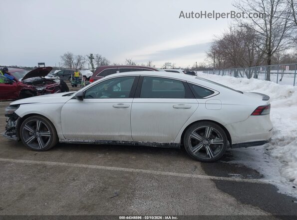 1HGCY2F53PA014257 2023 HONDA ACCORD HYBRID Белый Панорамный вид салона 360°
