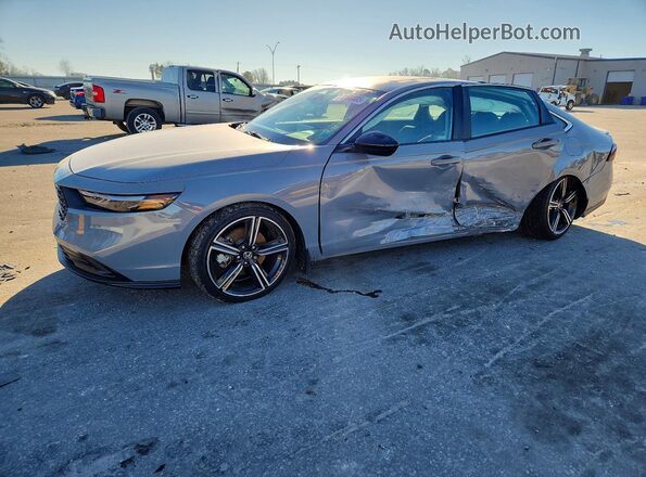 1HGCY2F53RA081508 2024 HONDA ACCORD Серый Передняя левая четверть