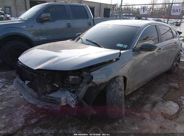 1HGCY2F56PA062108 2023 HONDA ACCORD HYBRID Серый Передняя левая четверть