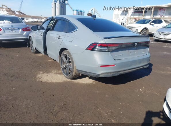 1HGCY2F57RA090261 2024 HONDA ACCORD HYBRID Gray Trasero izquierdo