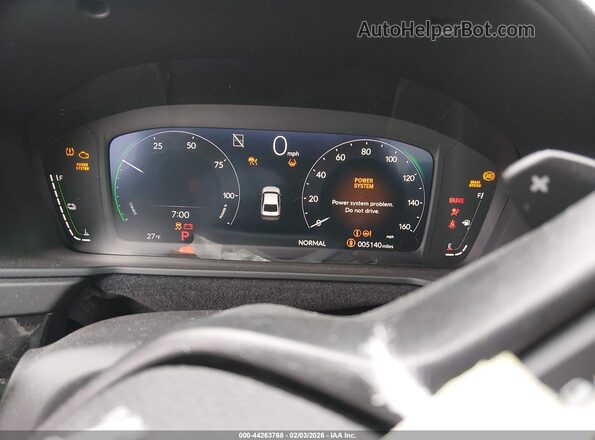 1HGCY2F58SA027353 2025 HONDA ACCORD HYBRID White Widok tylnych siedzeń