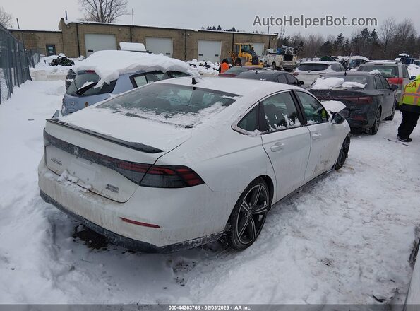 1HGCY2F58SA027353 2025 HONDA ACCORD HYBRID White Tył prawy