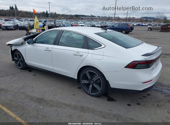 1HGCY2F59PA011542 2023 HONDA ACCORD HYBRID White Tył lewy