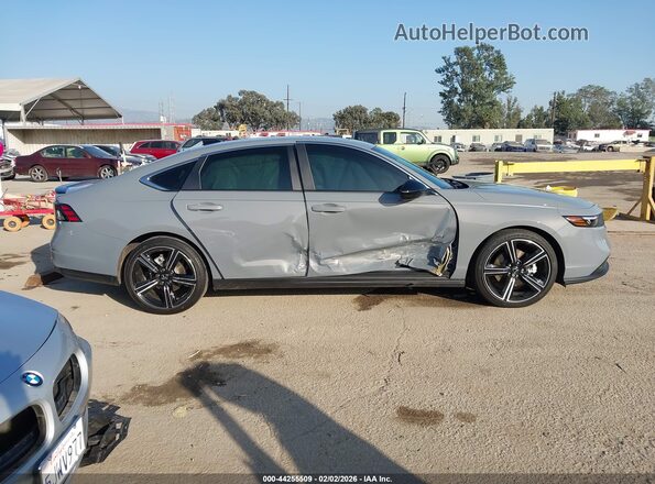 1HGCY2F59SA022212 2025 HONDA ACCORD HYBRID Gray Rear interior view