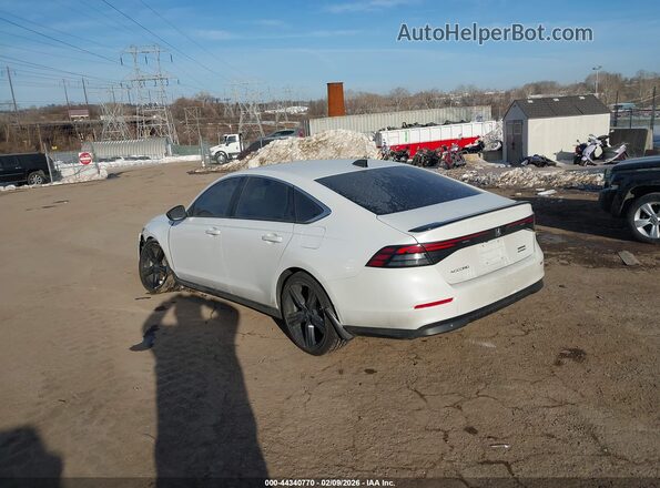 1HGCY2F5XPA011520 2023 HONDA ACCORD HYBRID Белый Задняя левая четверть