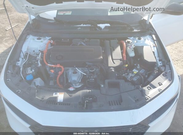 1HGCY2F5XPA011520 2023 HONDA ACCORD HYBRID Белый Вид сзади