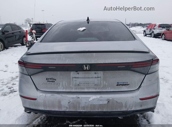 1HGCY2F70PA026013 2023 HONDA ACCORD HYBRID Серебряный 