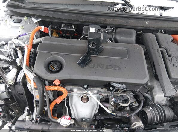 1HGCY2F70PA026013 2023 HONDA ACCORD HYBRID Серебряный Вид сзади