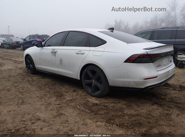 1HGCY2F71PA015196 2023 HONDA ACCORD HYBRID Белый Задняя левая четверть
