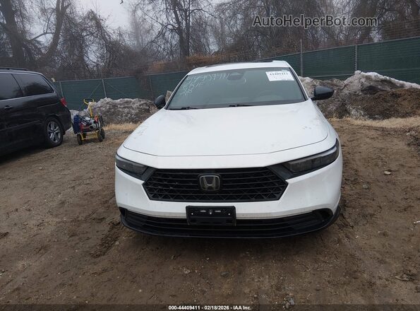 1HGCY2F71PA015196 2023 HONDA ACCORD HYBRID Белый Вид щитка приборов