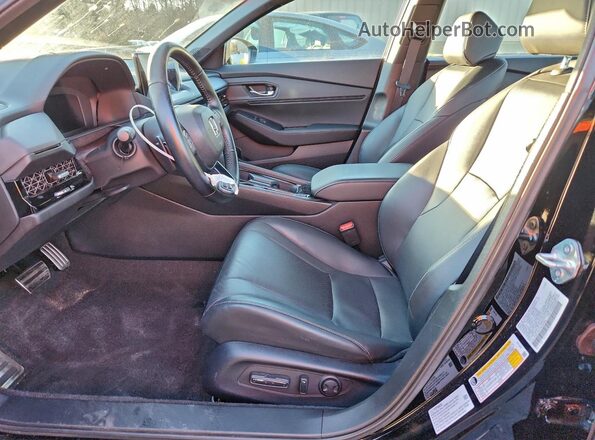 1HGCY2F77SA020962 2025 HONDA ACCORD Черный Вид салона спереди