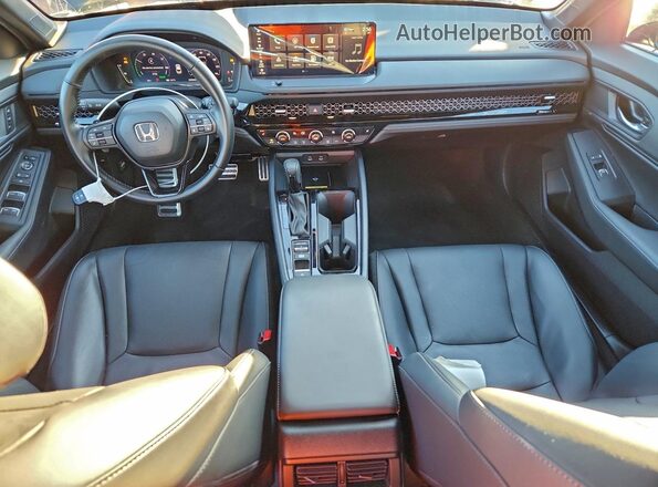 1HGCY2F77SA020962 2025 HONDA ACCORD Черный Вид панели приборов