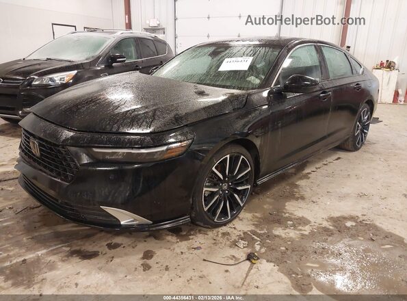 1HGCY2F81SA009514 2025 HONDA ACCORD HYBRID Черный Передняя левая четверть