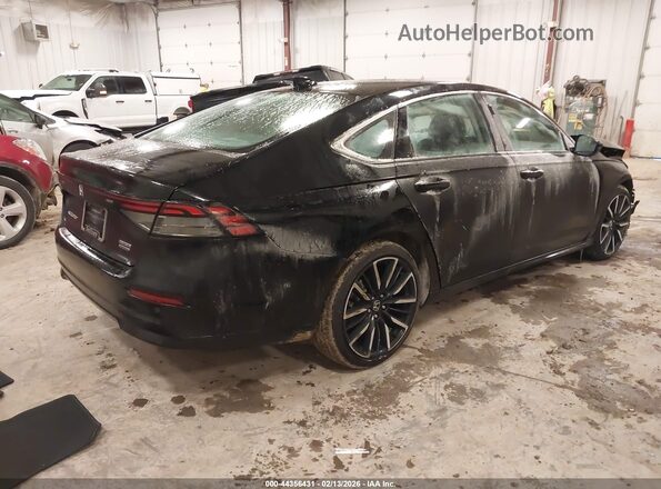 1HGCY2F81SA009514 2025 HONDA ACCORD HYBRID Черный Задняя правая четверть