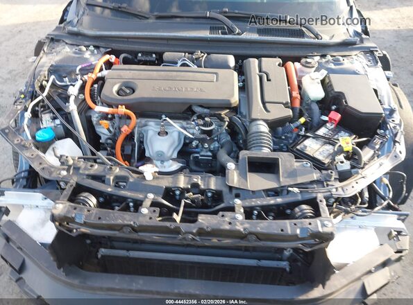 1HGCY2F82PA044585 2023 HONDA ACCORD HYBRID Серый Вид сзади