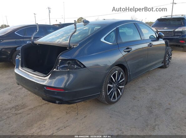 1HGCY2F82PA044585 2023 HONDA ACCORD HYBRID Серый Задняя правая четверть