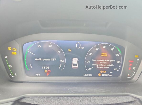 1HGCY2F84RA034661 2024 HONDA ACCORD Белый Вид щитка приборов