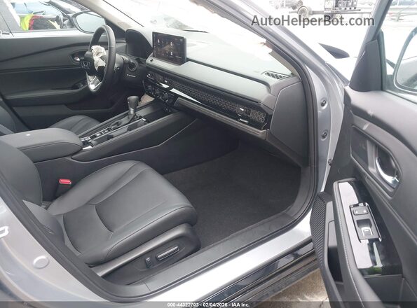 1HGCY2F87SA056367 2025 HONDA ACCORD HYBRID Серебряный Вид салона спереди