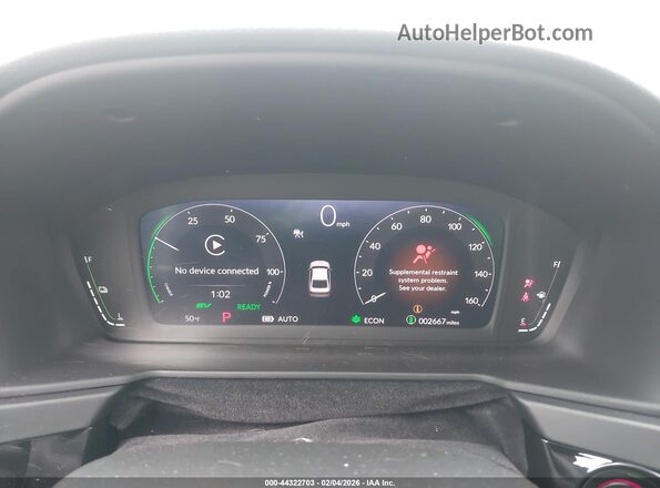 1HGCY2F87SA056367 2025 HONDA ACCORD HYBRID Серебряный Вид задних сидений