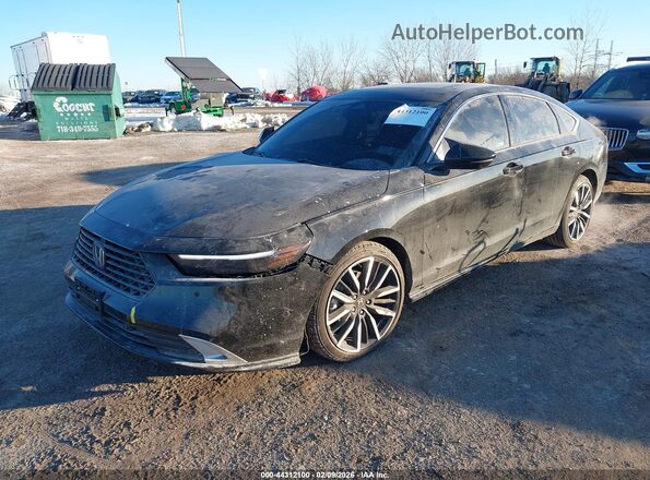 1HGCY2F88SA073551 2025 HONDA ACCORD HYBRID Черный Передняя левая четверть
