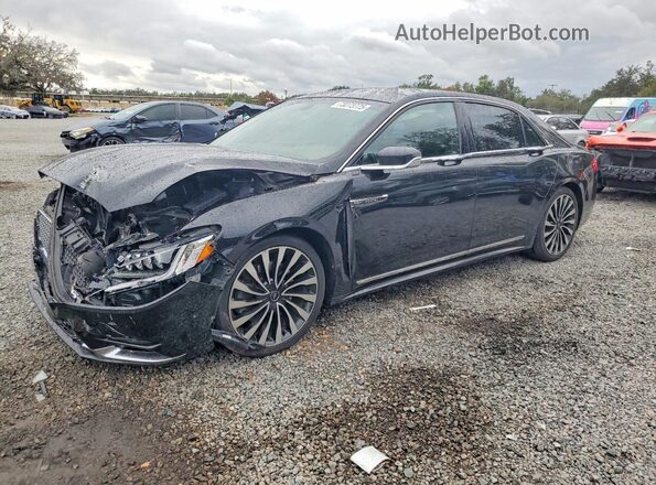 1LN6L9AP7H5608268 2017 LINCOLN CONTINENTA Черный Передняя левая четверть