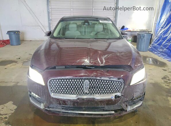 1LN6L9PK8L5600670 2020 LINCOLN CONTINENTA Темно-бордовый Вид спереди