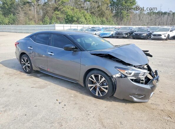1N4AA6AP0HC419286 2017 NISSAN MAXIMA Серый Передняя правая четверть