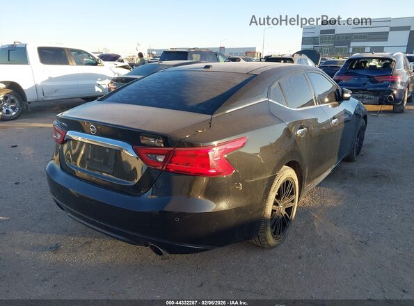 1N4AA6AP1JC388460 2018 NISSAN MAXIMA Black Հետևի աջ