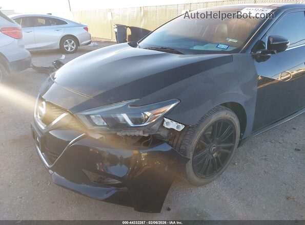 1N4AA6AP1JC388460 2018 NISSAN MAXIMA Black Դիմացի տեսք