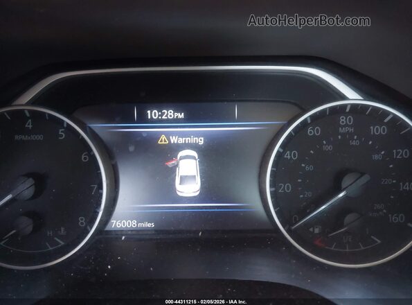 1N4AA6AP1JC392346 2018 NISSAN MAXIMA Black უკანა სავარძლების ხედი