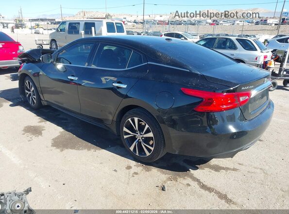 1N4AA6AP1JC392346 2018 NISSAN MAXIMA Black უკანა მარცხენა