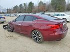 2018 Nissan Maxima 3.5s Burgundy vin: 1N4AA6AP4JC401430