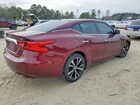 2018 Nissan Maxima 3.5s Burgundy vin: 1N4AA6AP4JC401430