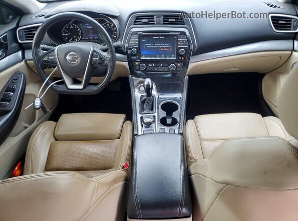 1N4AA6AP4JC401430 2018 NISSAN MAXIMA Burgundy Вид панелі приладів