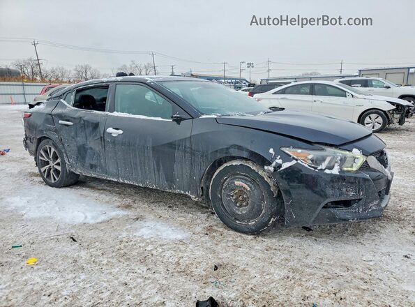 1N4AA6AP5GC379835 2016 NISSAN MAXIMA Black Przód prawy