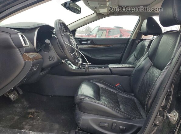 1N4AA6AP5GC379835 2016 NISSAN MAXIMA Black Widok wnętrza z przodu