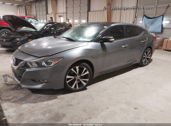 1N4AA6AP5GC381522 2016 NISSAN MAXIMA Серебряный Передняя левая четверть