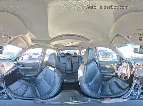 1N4AA6AP5JC370348 2018 NISSAN MAXIMA PLATINUM Белый Панорамный вид салона 360°
