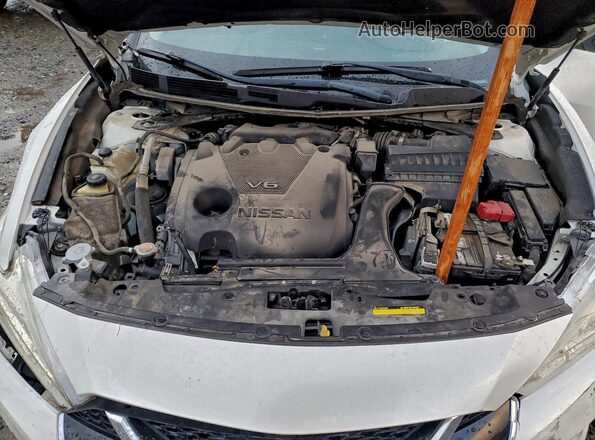 1N4AA6AP5JC408659 2018 NISSAN MAXIMA White Vista interior trasera