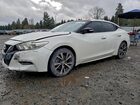 2018 Nissan Maxima 3.5s White vin: 1N4AA6AP5JC408659