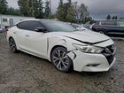 2018 Nissan Maxima 3.5s White vin: 1N4AA6AP5JC408659