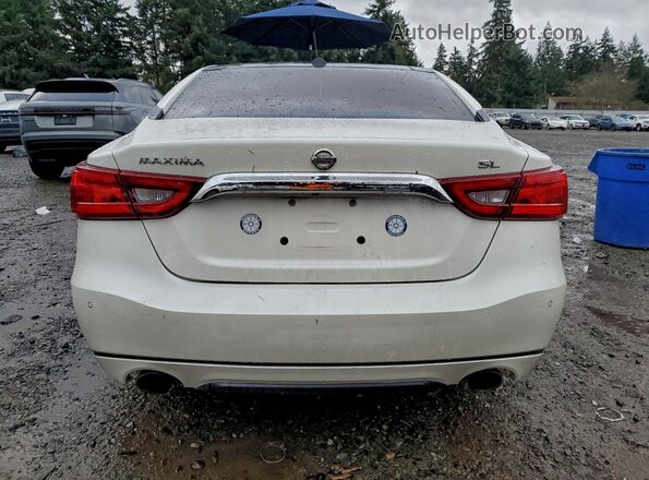1N4AA6AP5JC408659 2018 NISSAN MAXIMA White Vista trasera