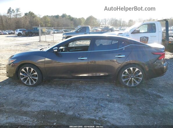 1N4AA6AP6GC385272 2016 NISSAN MAXIMA Коричневый Панорамный вид салона 360°